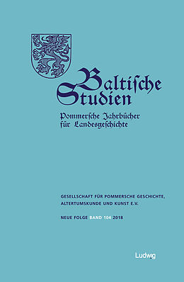 Kartonierter Einband Baltische Studien, Pommersche Jahrbücher für Landesgeschichte. Band 104 NF von 