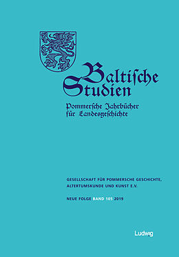 Kartonierter Einband Baltische Studien, Pommersche Jahrbücher für Landesgeschichte. Band 105 NF von 