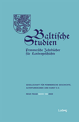 Kartonierter Einband Baltische Studien, Pommersche Jahrbücher für Landesgeschichte. Band 106 NF von 