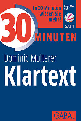 Paperback 30 Minuten Klartext von Dominic Multerer