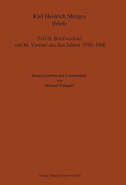 E-Book (pdf) Karl Heinrich Menges: Briefe. Teil II von 