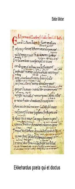 E-Book (pdf) Ekkehardus poeta qui et doctus von Stefan Weber