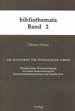 E-Book (pdf) Die Zeitschrift für Physikalische Chemie von Thomas Hapke
