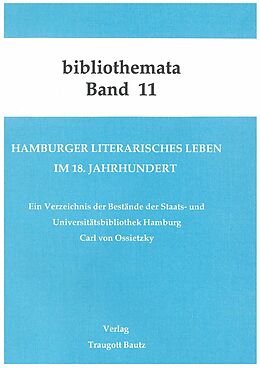 E-Book (pdf) Hamburger literarisches Leben im 18. Jahrhundert von 