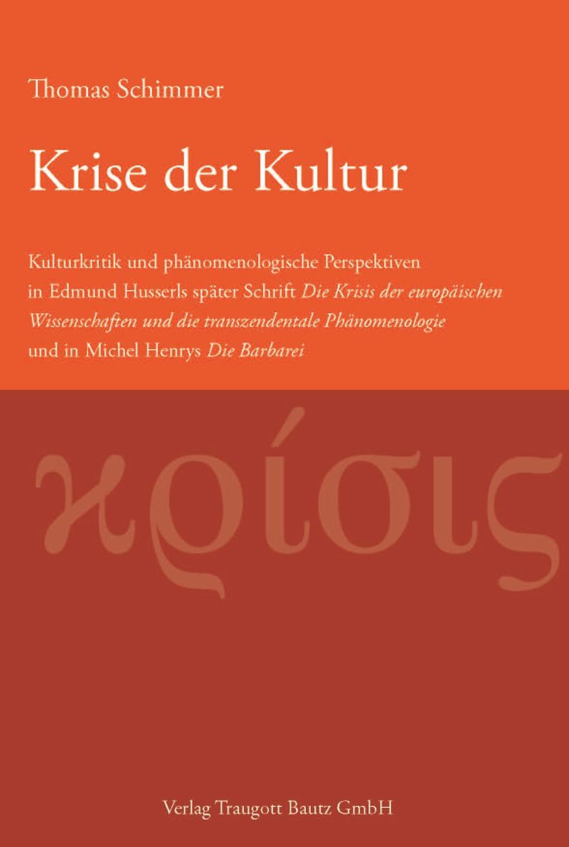 Krise der Kultur