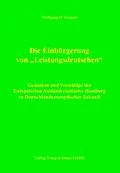E-Book (pdf) Die Einbürgerung von "Leistungsdeutschen" von Wolfgang D. Kramer