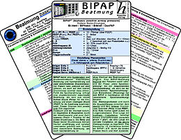 Buch BIPAP Beatmungs-Karten-Set (3er Set) - Medizinische Taschen-Karte von 