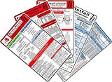 Buch Notfallmedizin Karten-Set 2025 - Herzrhythmusstörungen, Notfallmedikamente, Reanimation, EKG Diagnostik &amp; Ableitungen von 