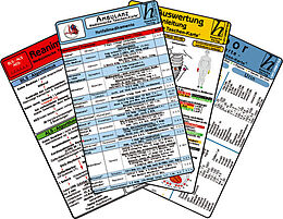 Buch Ambulanz Karten-Set - EKG, Laborwerte, Notfallmedikamente, Reanimation von 