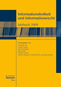 E-Book (pdf) Informationsfreiheit und Informationsrecht von 