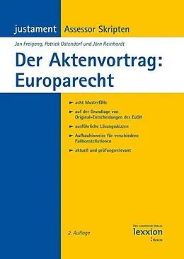 E-Book (pdf) Der Aktenvortrag: Europarecht von Patrick Ostendorf, Jörn Reinhardt