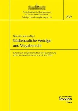 E-Book (pdf) Städtebauliche Verträge und Vergaberecht von Hans D. Jarass