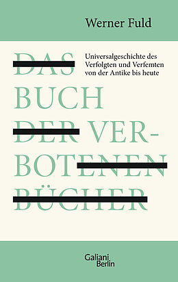Fester Einband Das Buch der verbotenen Bücher von Werner Fuld