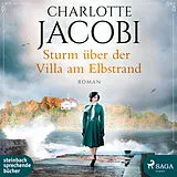 Digital Sturm über der Villa am Elbstrand von Charlotte Jacobi