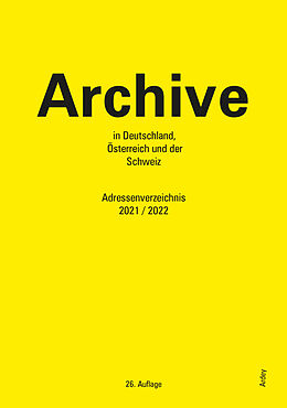 Kartonierter Einband (Kt) Archive in Deutschland, Österreich und der Schweiz von 