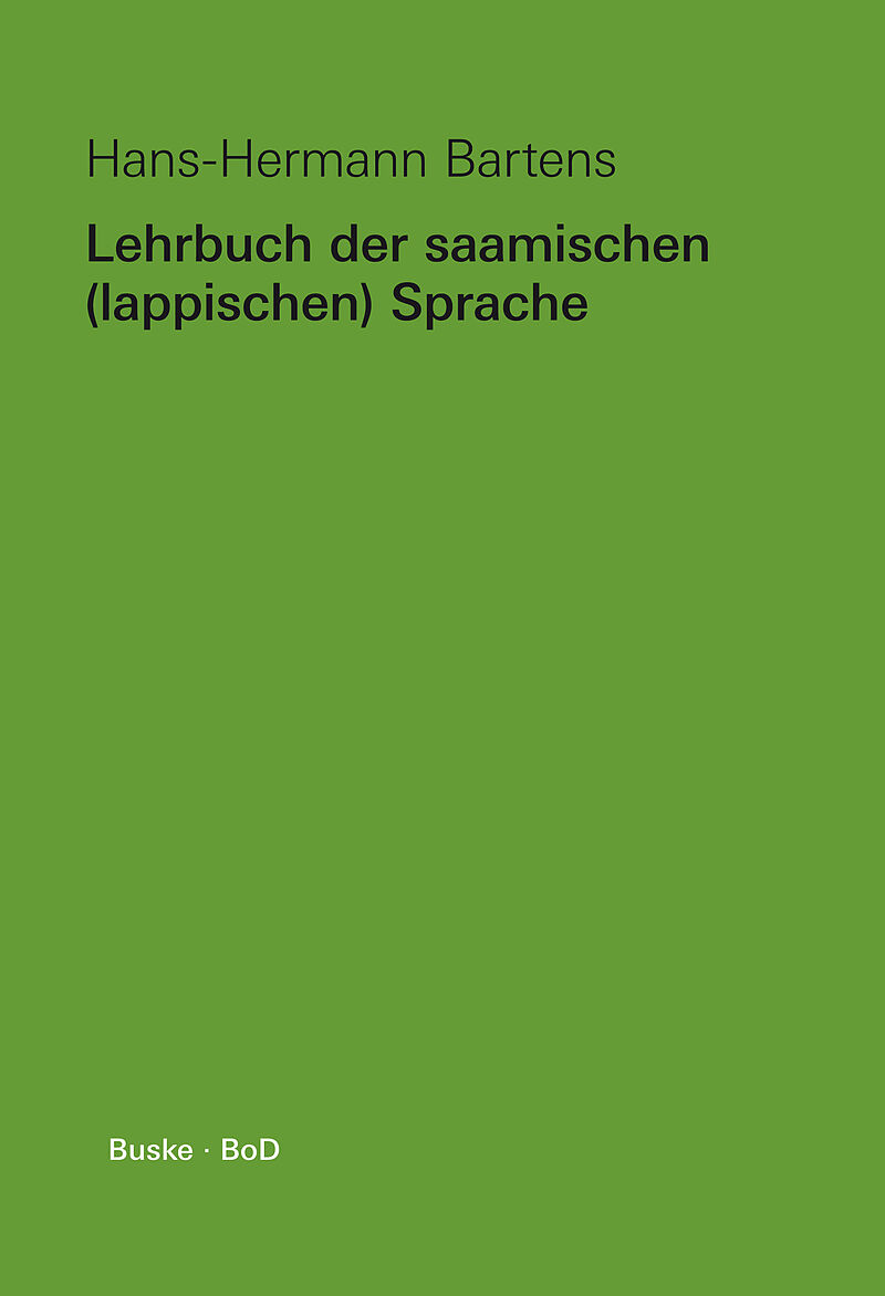 Lehrbuch der saamischen (lappischen) Sprache