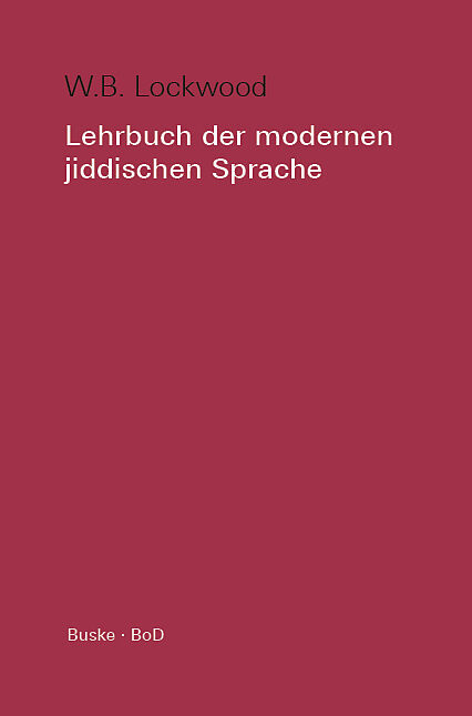 Lehrbuch der modernen jiddischen Sprache