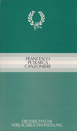 Kartonierter Einband Canzoniere von Francesco Petrarca