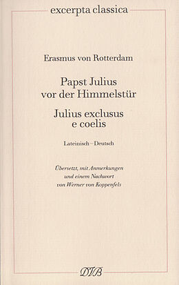 Kartonierter Einband Papst Julius vor der Himmelstür von Erasmus von Rotterdam