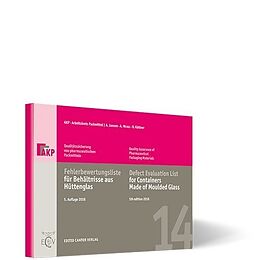 Paperback Fehlerbewertungsliste für Behältnisse aus Hüttenglas von A Jansen, A Mrass, O Küttner