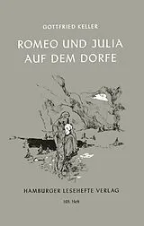 Kartonierter Einband Romeo und Julia auf dem Dorfe von Gottfried Keller