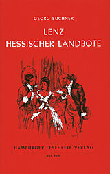 Kartonierter Einband Lenz /Der Hessische Landbote von Georg Büchner