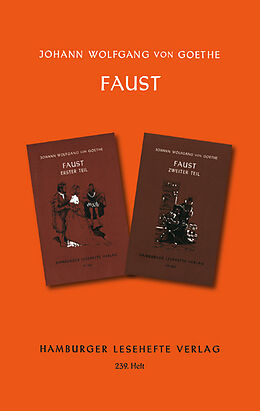 Kartonierter Einband Faust von Johann Wolfgang von Goethe