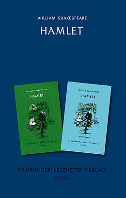 Kartonierter Einband Hamlet. Deutsch und Englisch von William Shakespeare