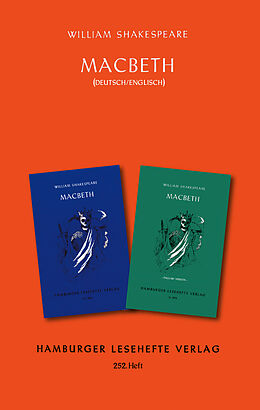 Kartonierter Einband Macbeth. Deutsch und Englisch von William Shakespeare