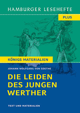 Kartonierter Einband Die Leiden des jungen Werther von Johann Wolfgang von Goethe