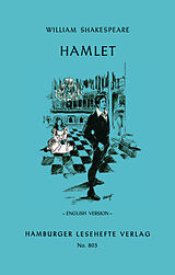 Couverture cartonnée Hamlet. English Version de William Shakespeare