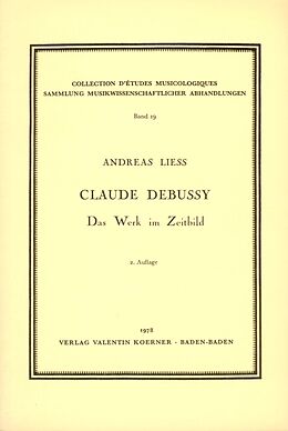Notenblätter Claude Debussy von Andreas Liess