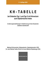 Geheftet KH-Tabelle für Diabetiker von Waltraud Schumacher, Monika Toeller