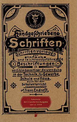 Fester Einband Handgeschriebene Schriften von Franz Endreß