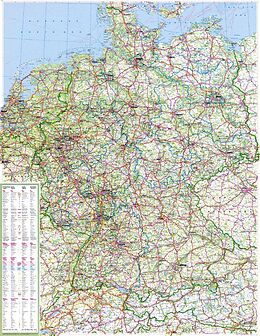 Landkarte MARCO POLO Große Deutschlandkarte mit Ländergrenzen 1:800.000 von 