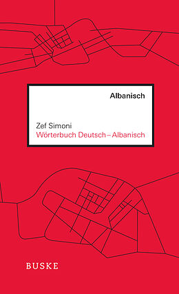 Kartonierter Einband Wörterbuch DeutschAlbanisch von Zef Simoni