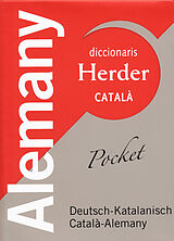 Kartonierter Einband Pocketwörterbuch Deutsch-Katalanisch / Katalanisch-Deutsch von Vicent Álvarez