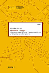 Kartonierter Einband Lateinische Linguistik von Roland Hoffmann
