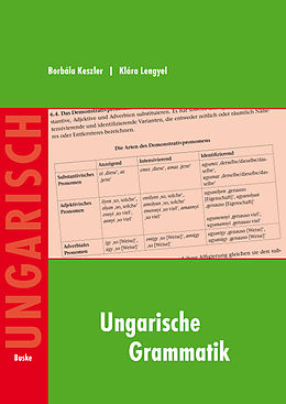E-Book (pdf) Ungarische Grammatik von Borbála Keszler, Klára Lengyel
