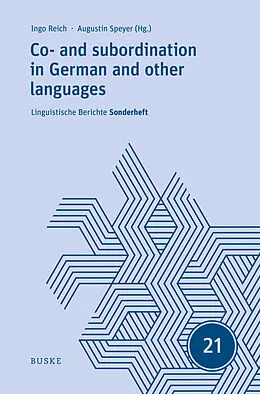E-Book (pdf) Co- and subordination in German and other languages von 