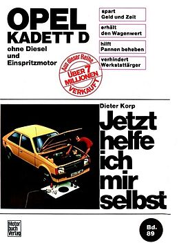 Kartonierter Einband Opel Kadett D (8/79-9/84) von Dieter Korp