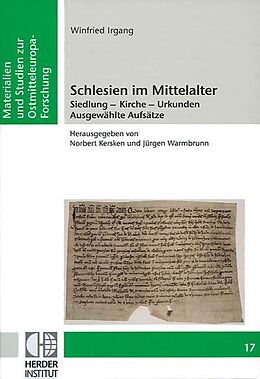 Fester Einband Winfried Irgang: Schlesien im Mittelalter von 
