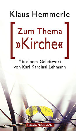 E-Book (epub) Zum Thema &quot;Kirche&quot; von Klaus Hemmerle