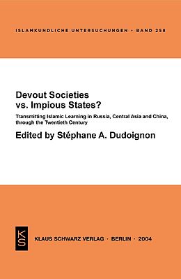 Couverture cartonnée Devout Societies vs. Impious States ? de Stephane A. Dudoignon