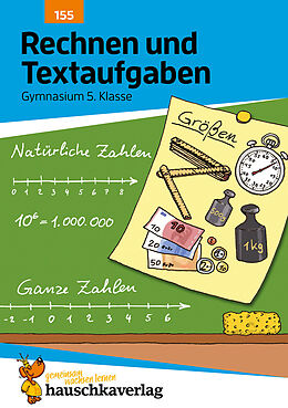 Geheftet Rechnen und Textaufgaben - Gymnasium 5. Klasse, A5-Heft von Susanne Simpson, Tina Wefers