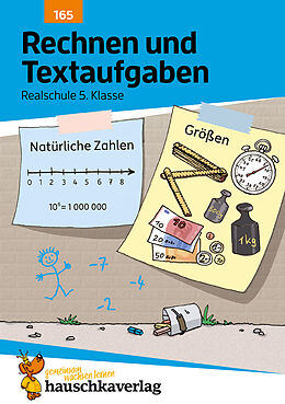 Geheftet Rechnen und Textaufgaben - Realschule 5. Klasse, A5-Heft von Laura Nitschké, Susanne Simpson, Tina Wefers