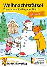 Kartonierter Einband (Kt) Weihnachtsrätsel Kunterbunter Kindergartenblock ab 3 Jahre von Ulrike Maier