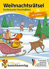 Kartonierter Einband Weihnachtsrätsel Kunterbunter Vorschulblock ab 5 Jahre von Ulrike Maier