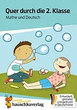 Kartonierter Einband Mathe und Deutsch 2. Klasse Übungsblock von Andrea Guckel