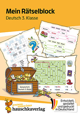 Kartonierter Einband Mein Rätselblock Deutsch 3. Klasse von Christine Weideneder